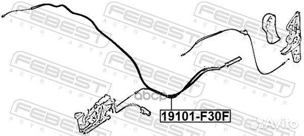 Трос открывания капота BMW 1 F20/2 F22/3 F30/ 1