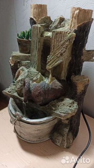 Декоративный настольный фонтан - водопад