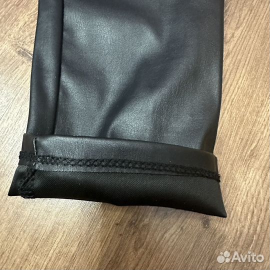 Кожаные брюки 44 46