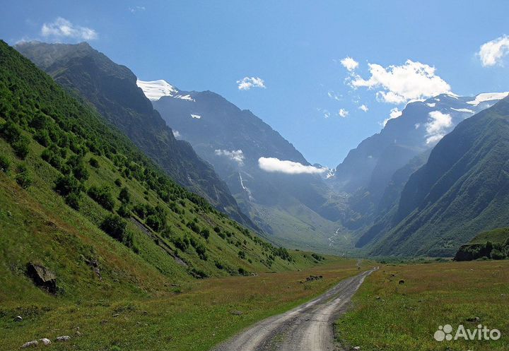 Тур на Кавказ Эльбрус Домбай Июнь 2024г