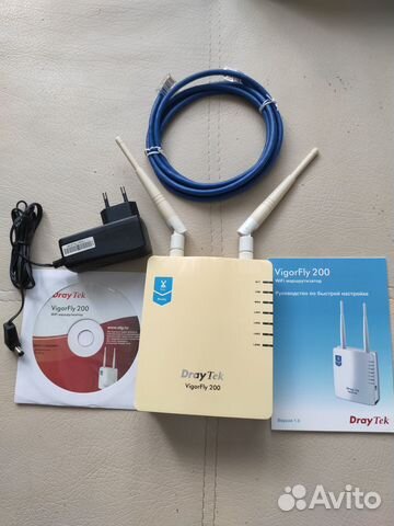 Роутер Draytek Vigorfly+Усилитель интернет сигнала