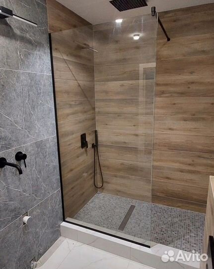 Душевые ограждения из стекла на заказ