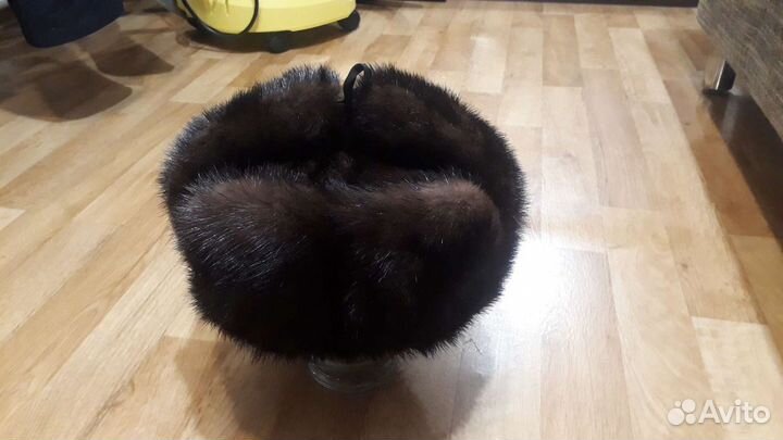 Норковая шапка мужская