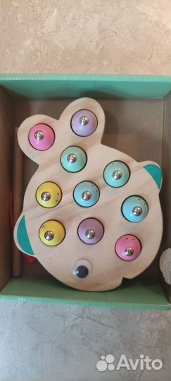 Деревянная магнитная настольная игра для рыбалки