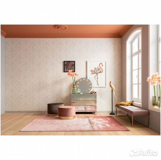 Картина в рамке мультиколор Flamingo