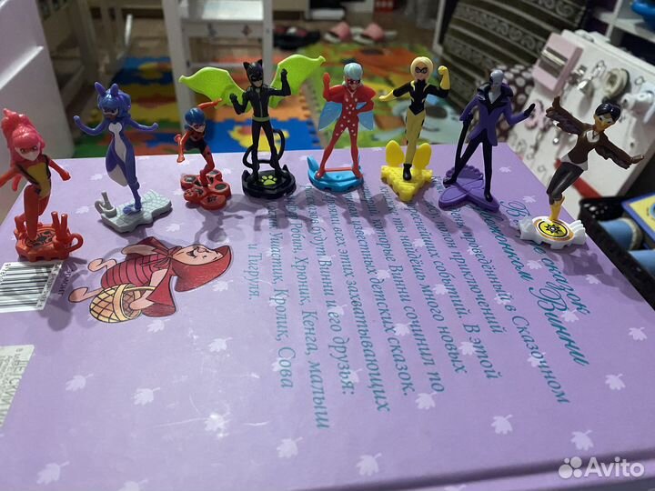 Киндер сюрприз коллекция леди баг и супер кот