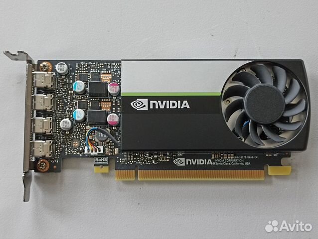 Видеокарта HP nvidia T600 4G купить в Москве | Электроника | Авито
