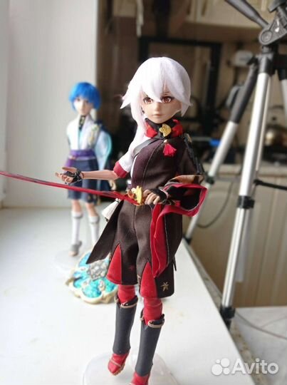 Кукла ооак Monster high Genshin Impact Кадзуха