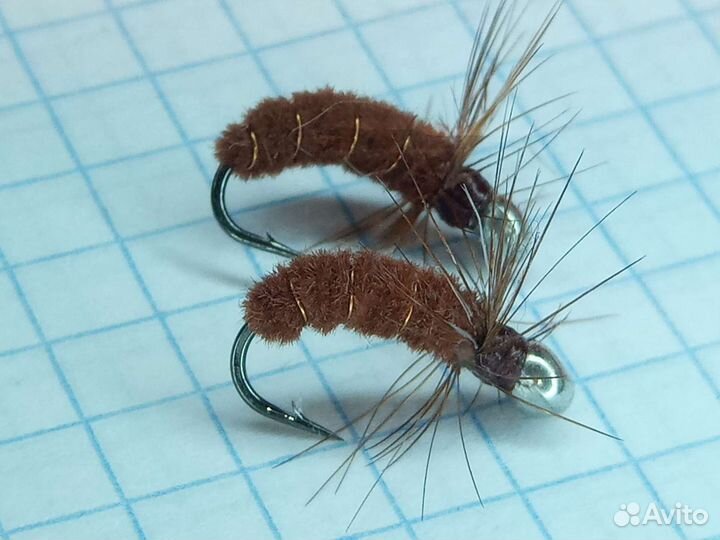 Мушка для ловли Хариуса и Ленка-оранжевая