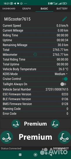 Электросамокат Xiaomi Mi electric scooter 1S