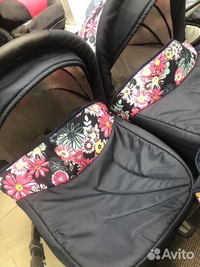 Коляска для двойни indigo Verdi