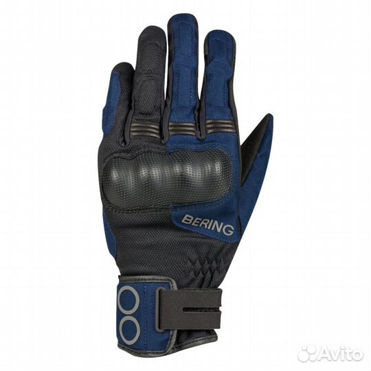 Motorradhandschuhe Bering Profil Schwarz-Navy Черный