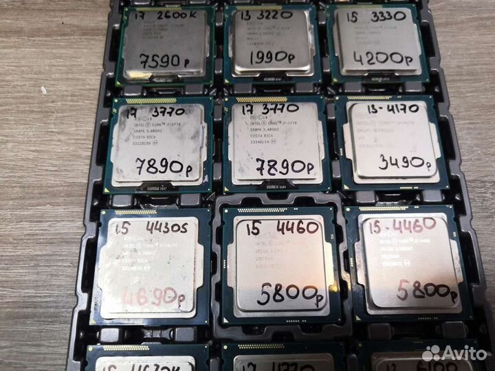 Процессоры Core i3 i5 i7 AMD Ryzen Athlon Phenom