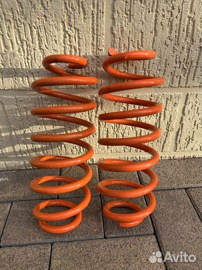 Пружины с занижением -50(зад) на toyota camry 70