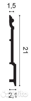 SX191 Orac Decor high rise 75*12*2000 мм