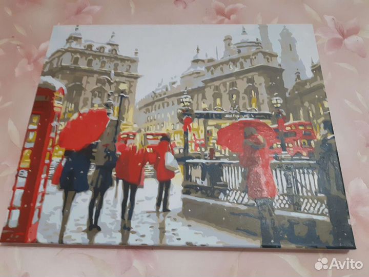 Картина зимний london