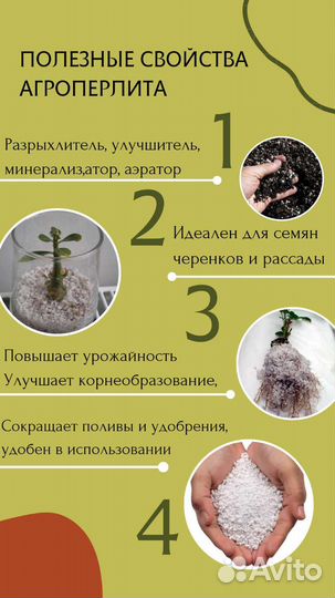 Агроперлит фасованный от 1л