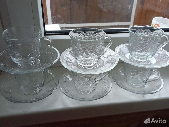 Набор чайных пар 6 штук