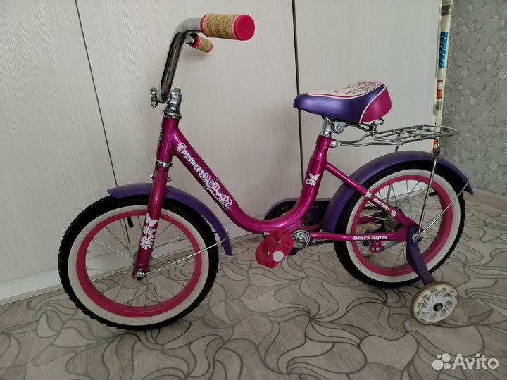 Велосипед детский Black Aqua princess