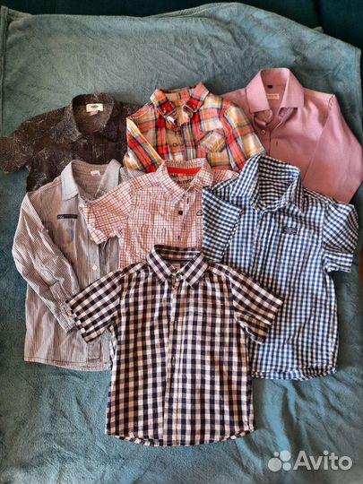 Рубашки на мальчика 98 104
