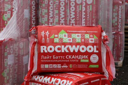 Роквул, Rockwool Роквол Скандик Баттс 600х800х50мм