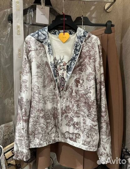 Куртка ветровка Christian Dior шёлк