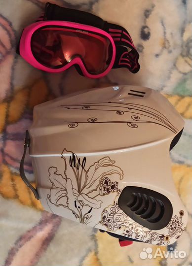 Шлем сноуборд/лыжи, маска, защита шортики