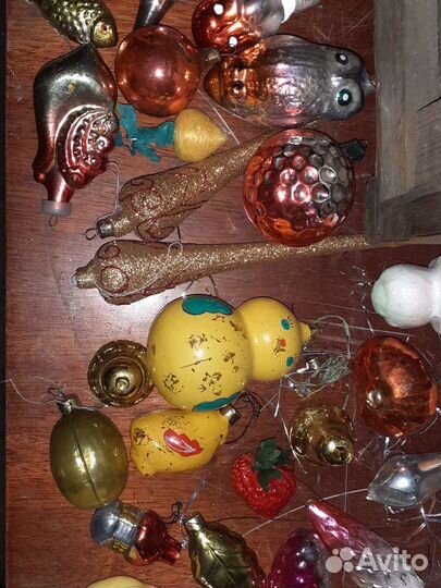 Игрушки ёлочные СССР ретро винтаж обмен доставка