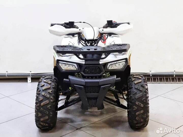 Квадроцикл Motoland wild 125 бело-зеленый