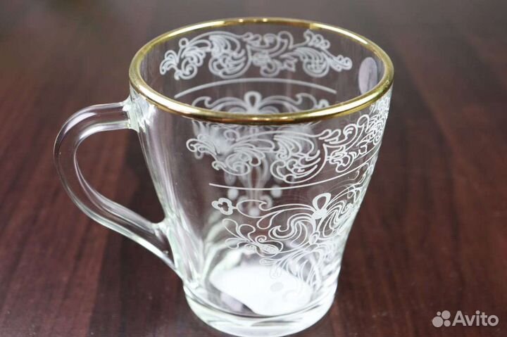 Кружка чайная стеклянная