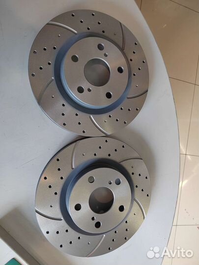 Диски тормозные перфорированные toyota