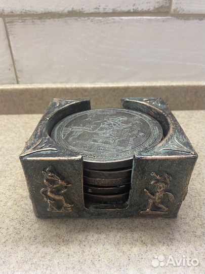 Набор подставок для кружек Греческие любовники