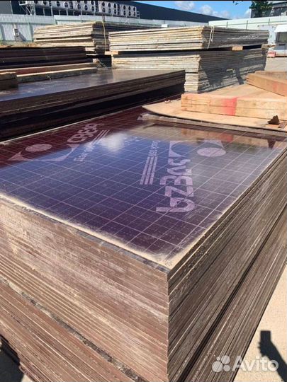 Фанера ламинированная бу