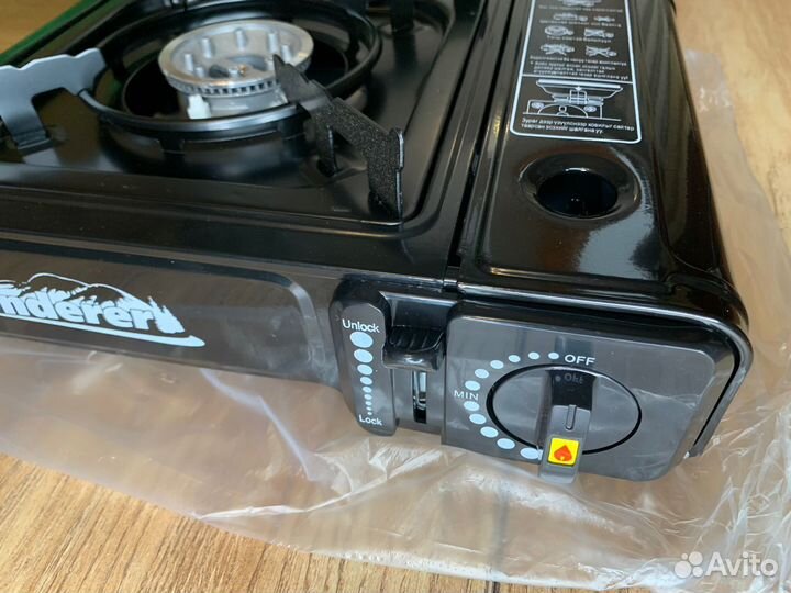 Плитка газовая туристическая под газовый баллон