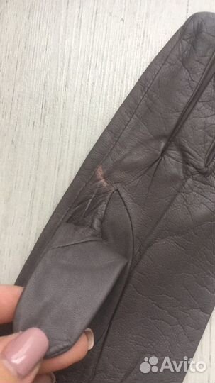 Перчатки новые кожа Mango