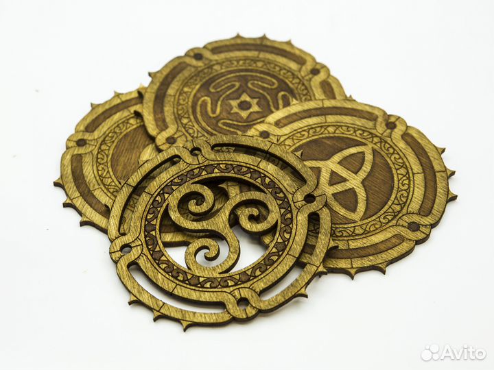 Лазерная резка фанеры и гравировка, резка пластика