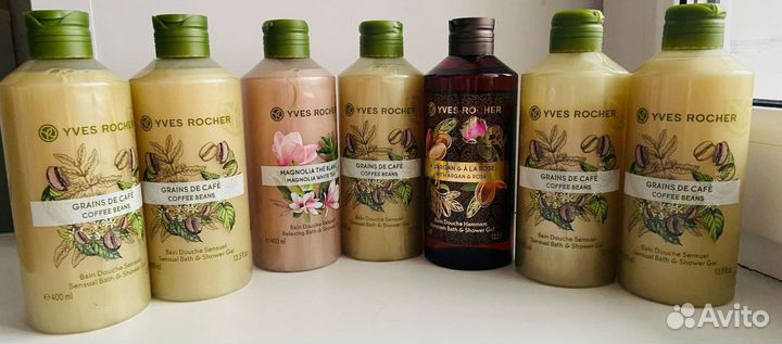 Гели для душа,400мл от Yves Rocher, разные