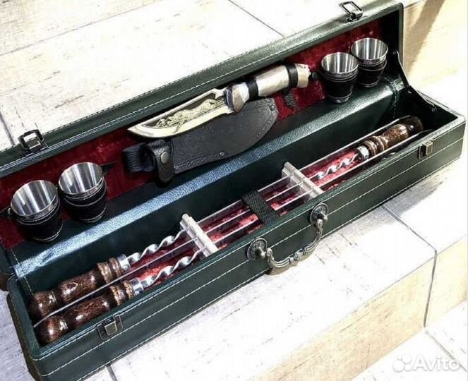 Набор шампуров Подарочный набор для шашлыка