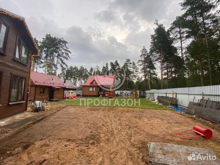 Элитный Рулонный газон с укладкой