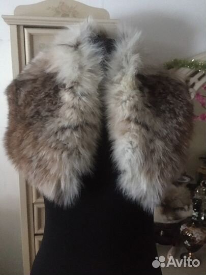 Шапка и горжетка воротник из Рыси