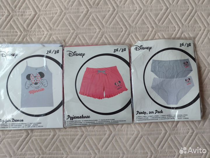 Новая женская пижама, трусы XS/40 Disney Minnie