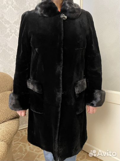 Шуба стриженая норка