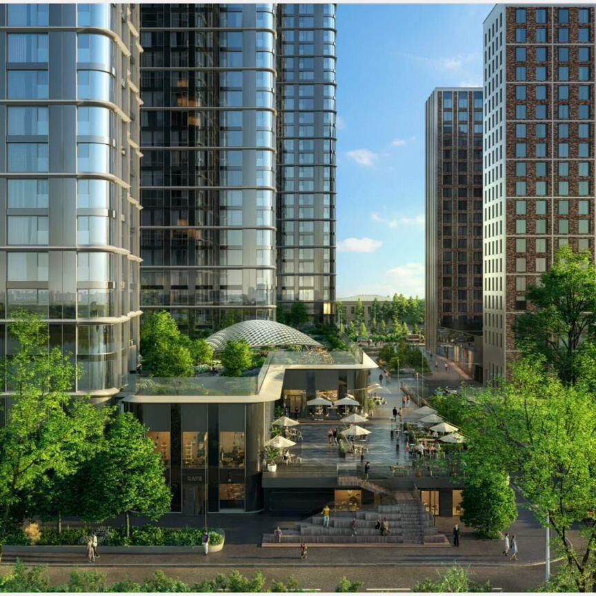 2-к. квартира, 56,6 м², 6/55 эт.