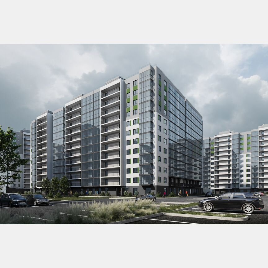 2-к. квартира, 53 м², 12/12 эт.