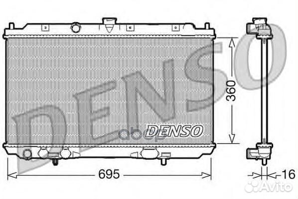 Радиатор DRM46025 Denso