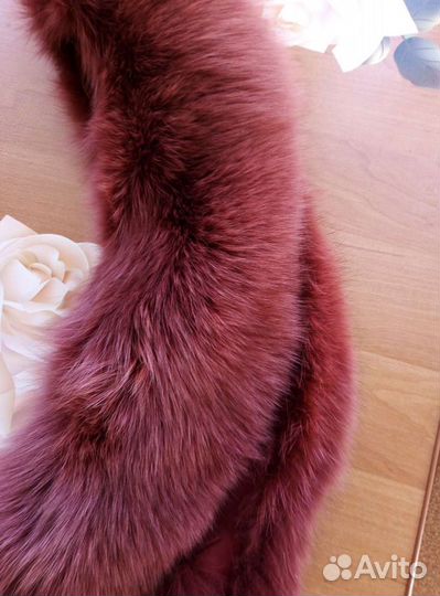 Меховой воротник песец