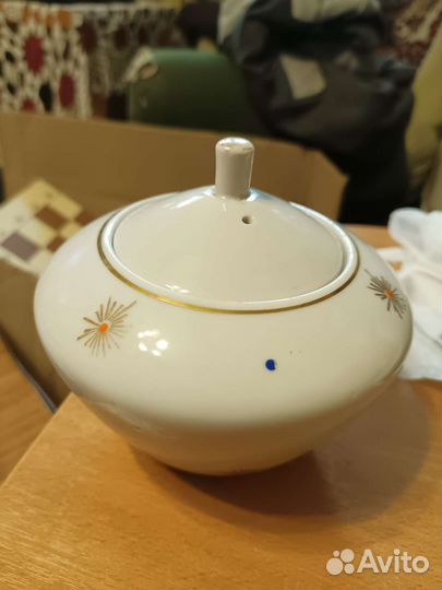 Сахарница фарфор СССР