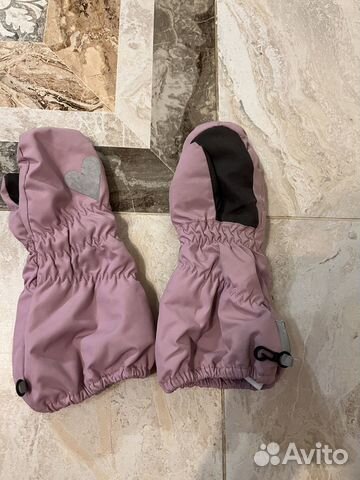 Варежки детские на 2-3 года