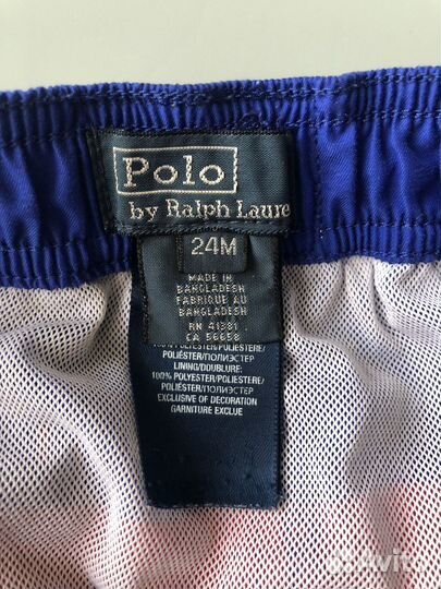 Шорты-плавки Polo Ralph Lauren, 24 мес