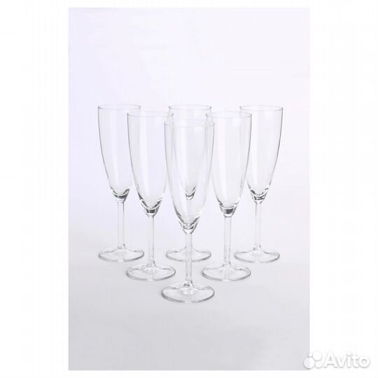 Бокал для шампанского IKEA Свальк 6 штук новые